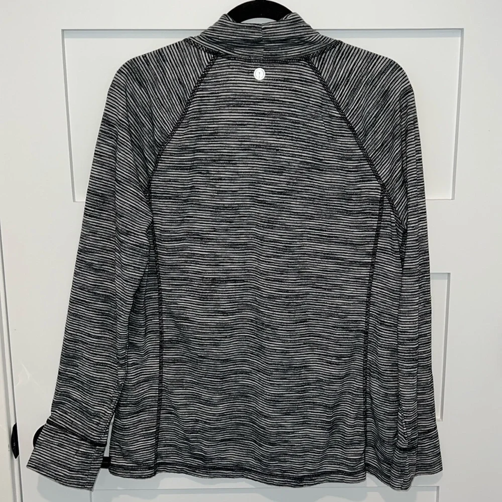 Talbots Turtleneck Striped Long Sleeve Shirt - Picture 4 of 10